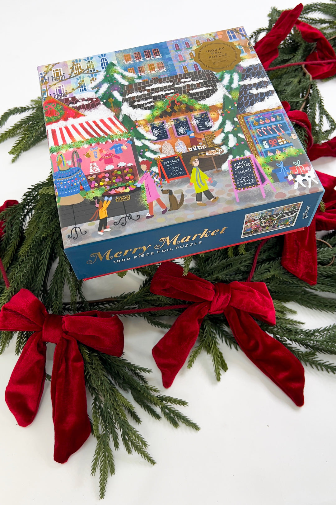 Joy Laforme Merry Market 1000 Piece Foil Puzzle