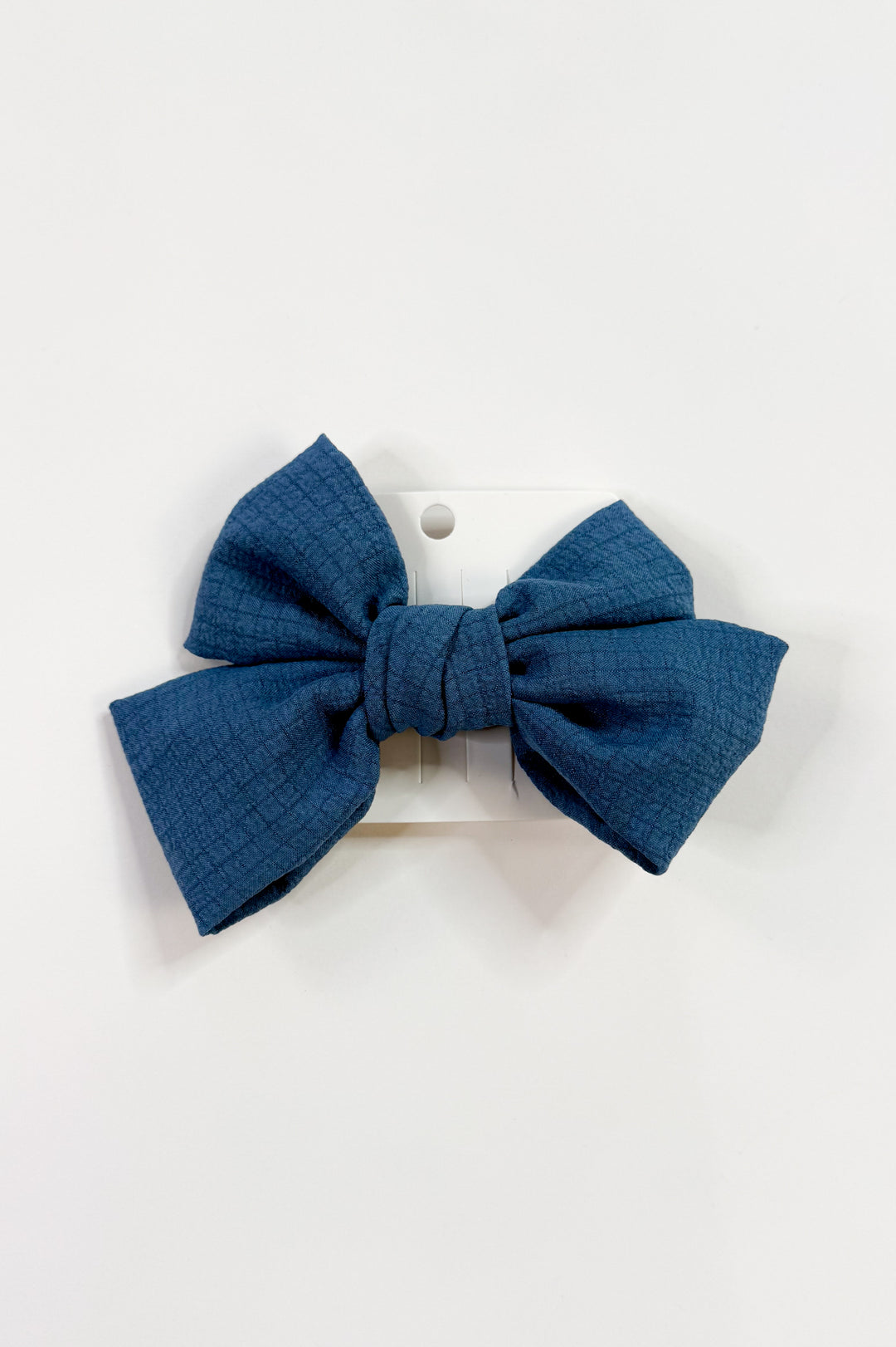 Pretty Girl Blue Hair Bow Clips