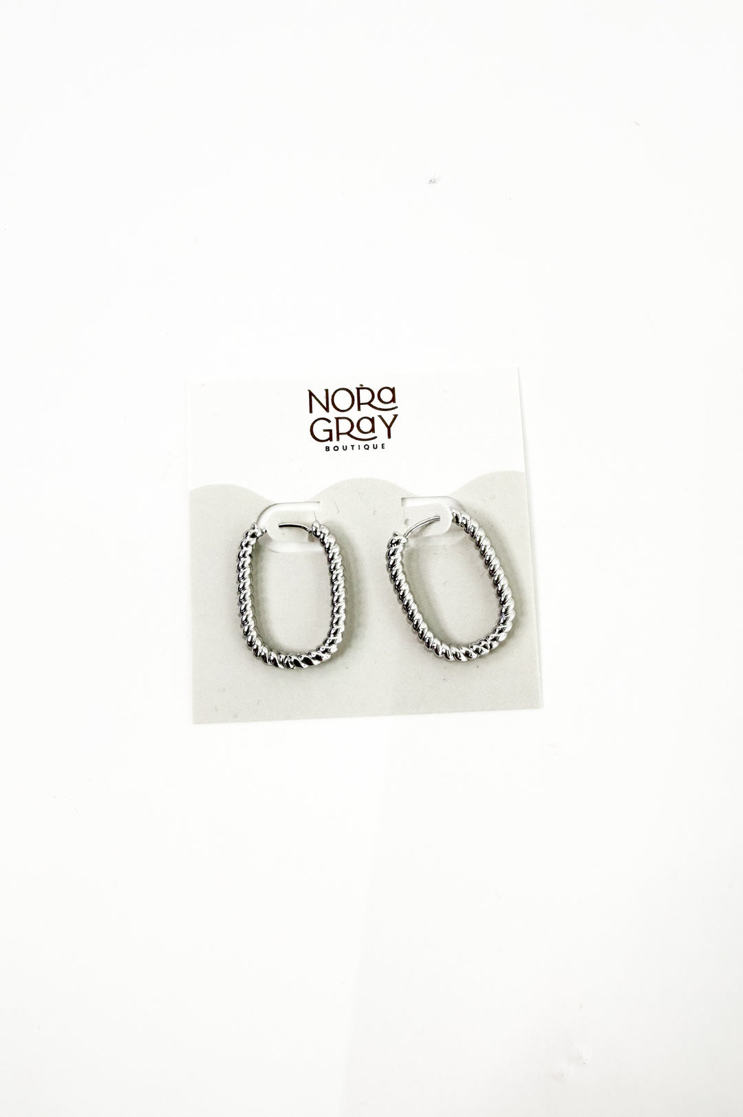 Gold Dipped U Shaped Twist Earrings