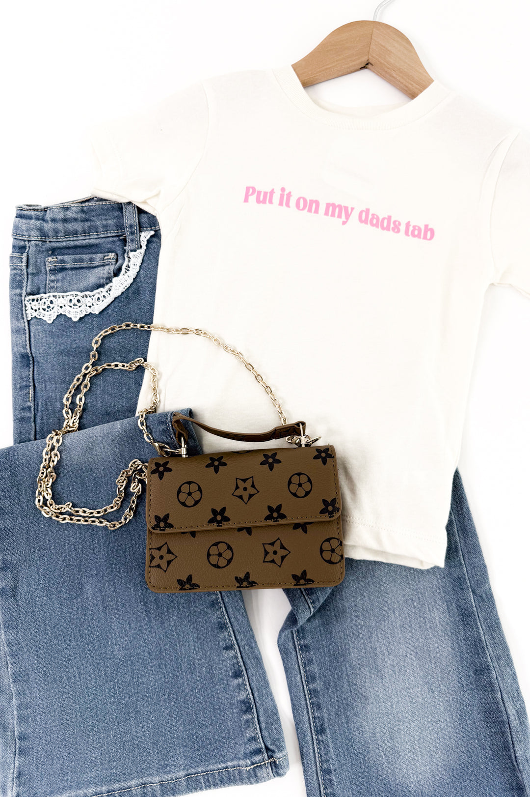 Put It on My Dad's Tab Graphic Tee