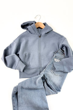 Girl's Scuba Full Zip Everyday Hoodie Jacket