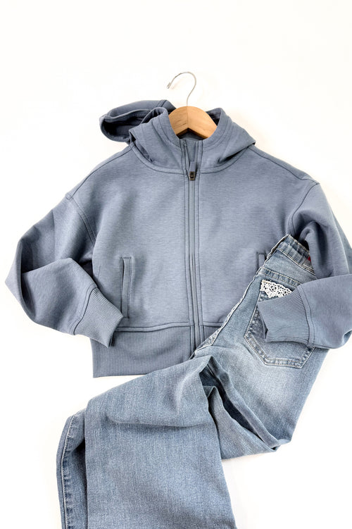 Girl's Scuba Full Zip Everyday Hoodie Jacket