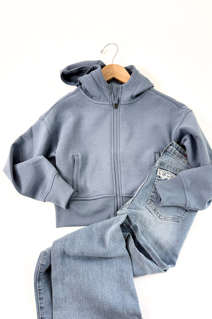 Girl's Scuba Full Zip Everyday Hoodie Jacket