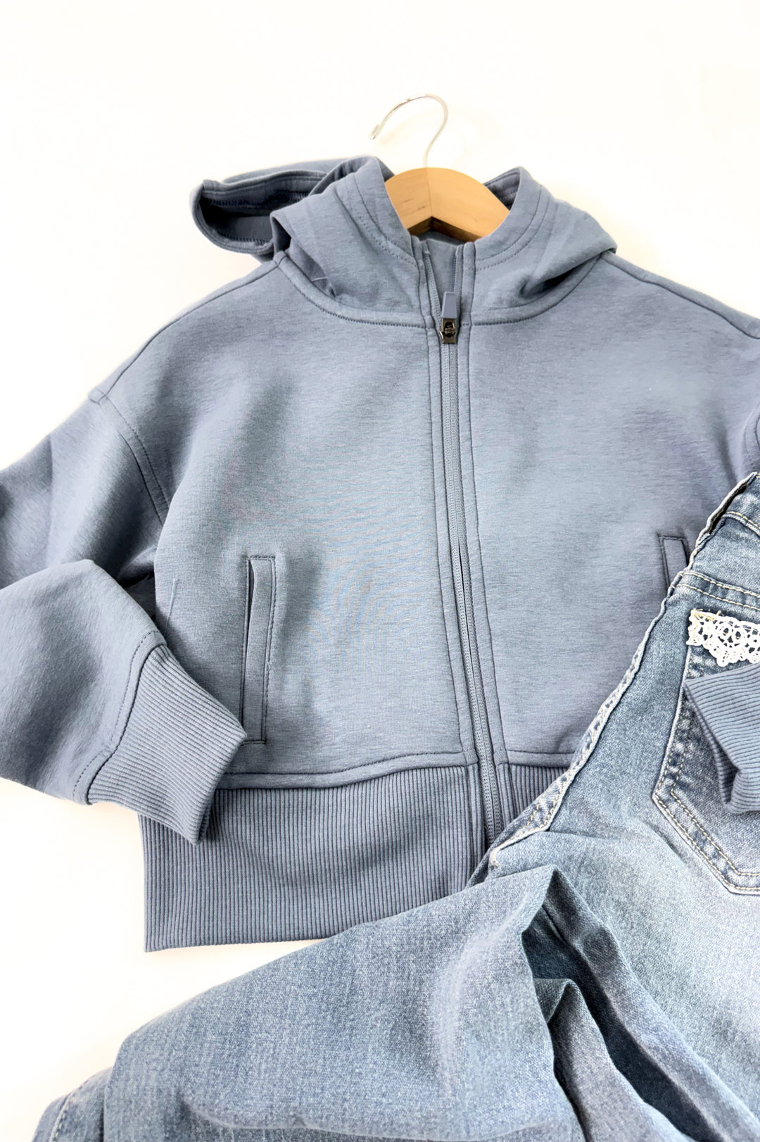 Girl's Scuba Full Zip Everyday Hoodie Jacket