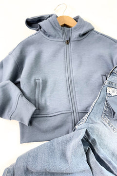 Girl's Scuba Full Zip Everyday Hoodie Jacket