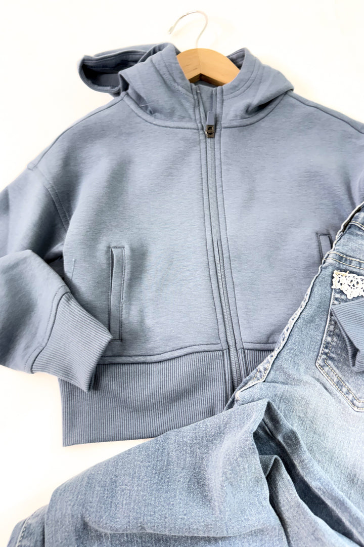 Girl's Scuba Full Zip Everyday Hoodie Jacket