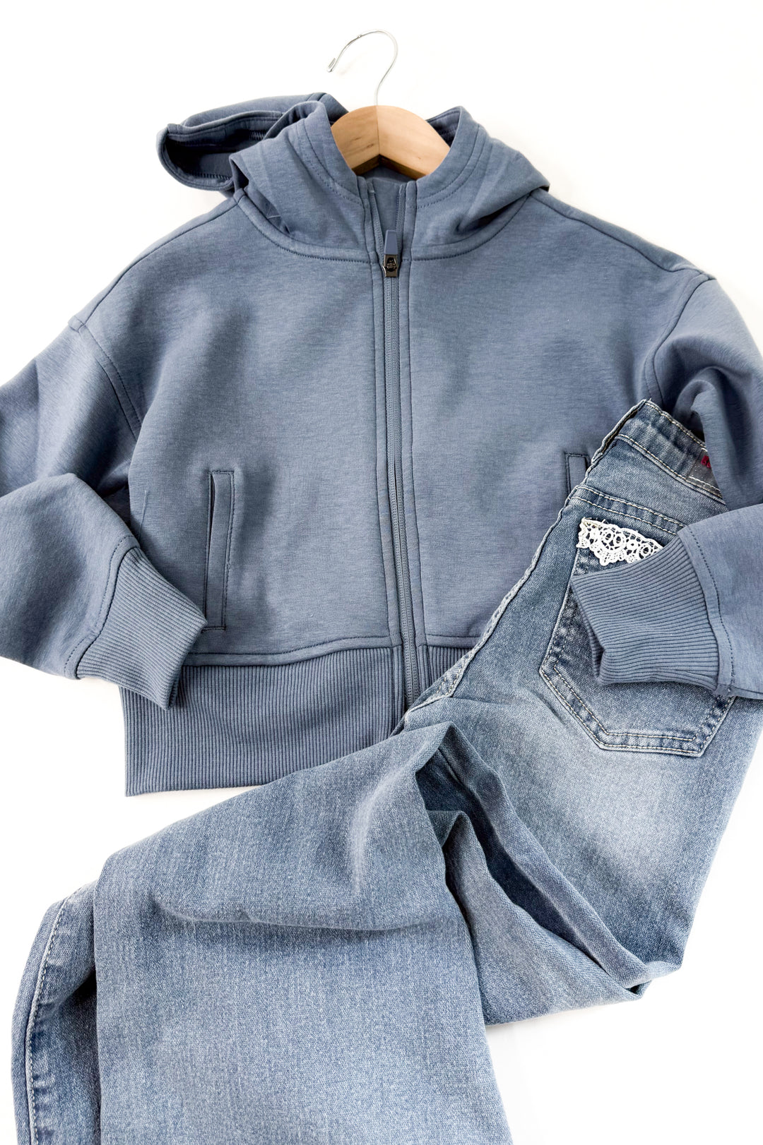 Girl's Scuba Full Zip Everyday Hoodie Jacket