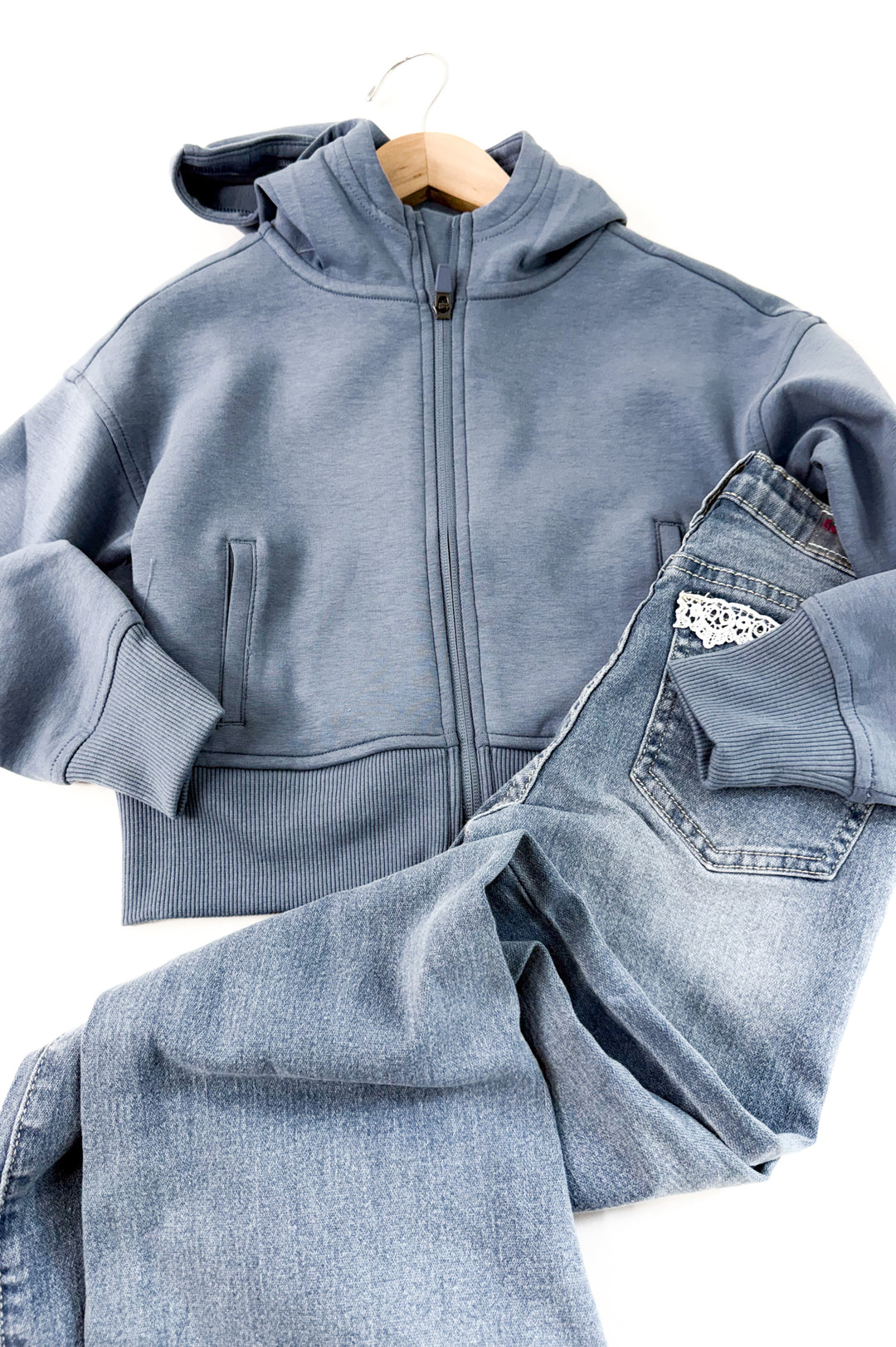 Girl's Scuba Full Zip Everyday Hoodie Jacket