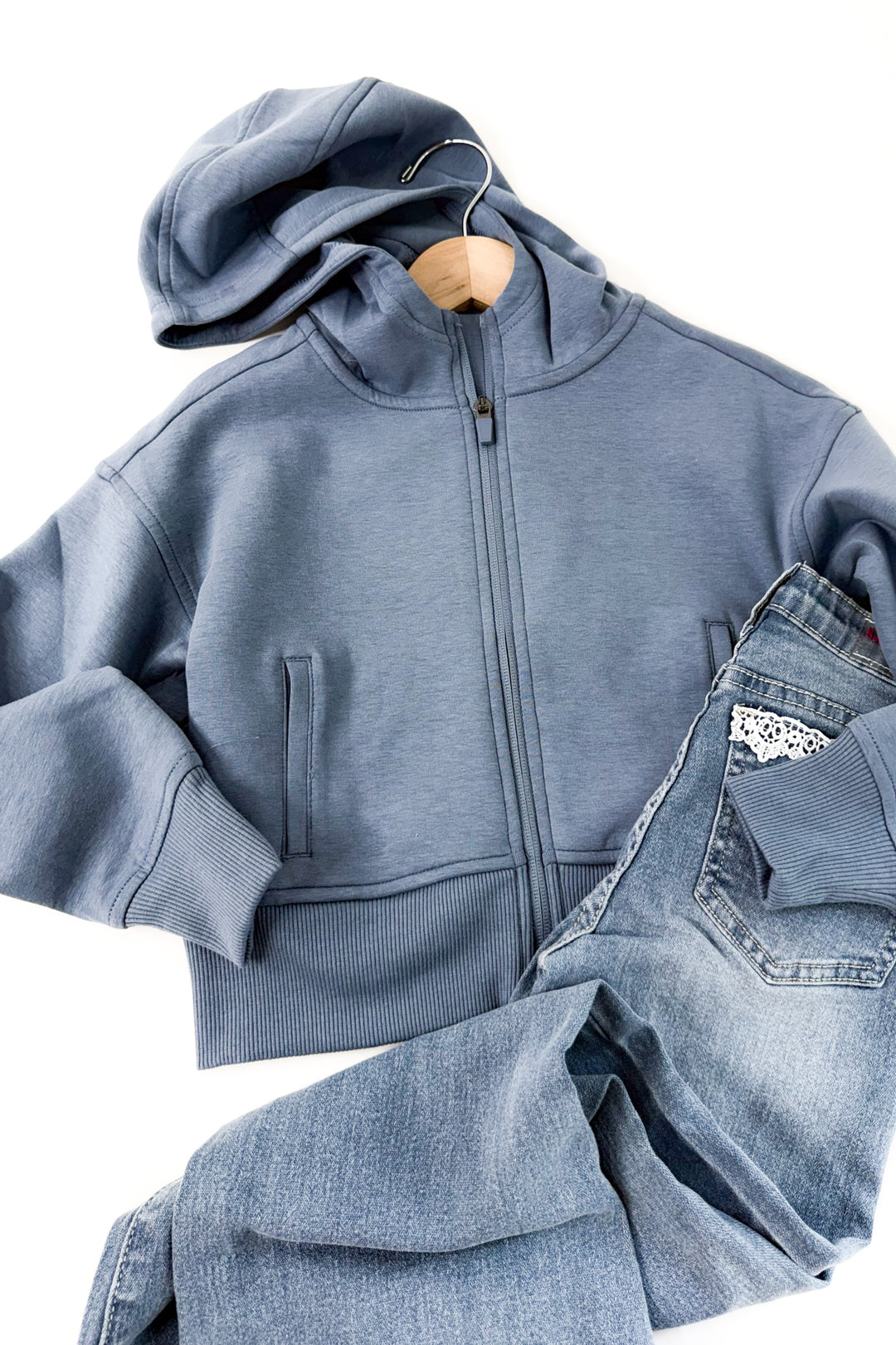 Girl's Scuba Full Zip Everyday Hoodie Jacket