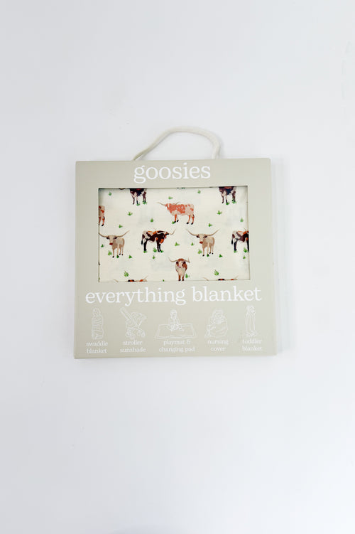 Longhorn Cows - Everything Blanket