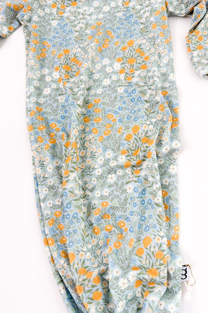 Blue Meadows Knotted Gown