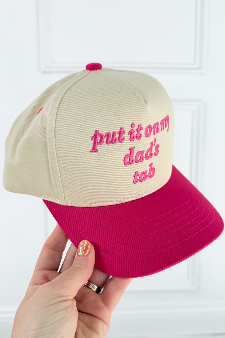 Put it on my Dad's Tab Youth Hat