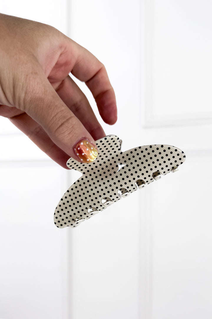Polka Dot Hair Clip