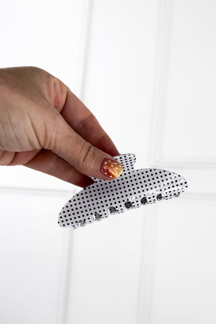 Polka Dot Hair Clip
