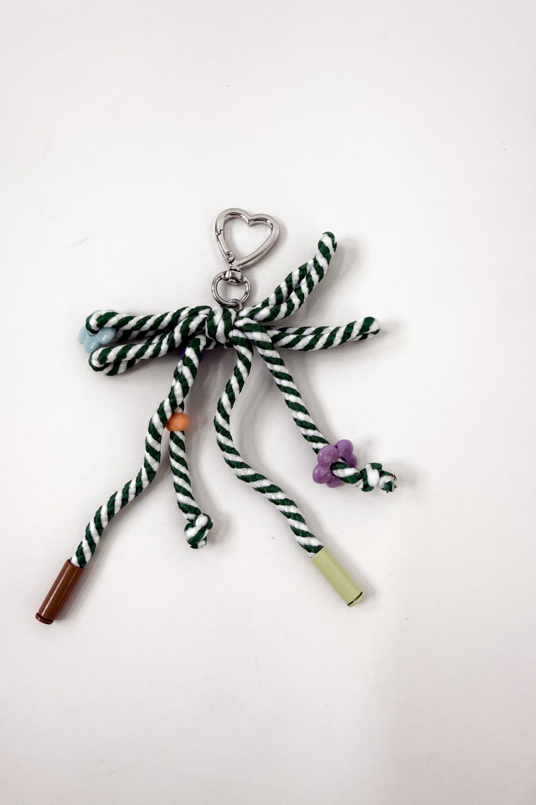 Woven Bow Keychain Charm
