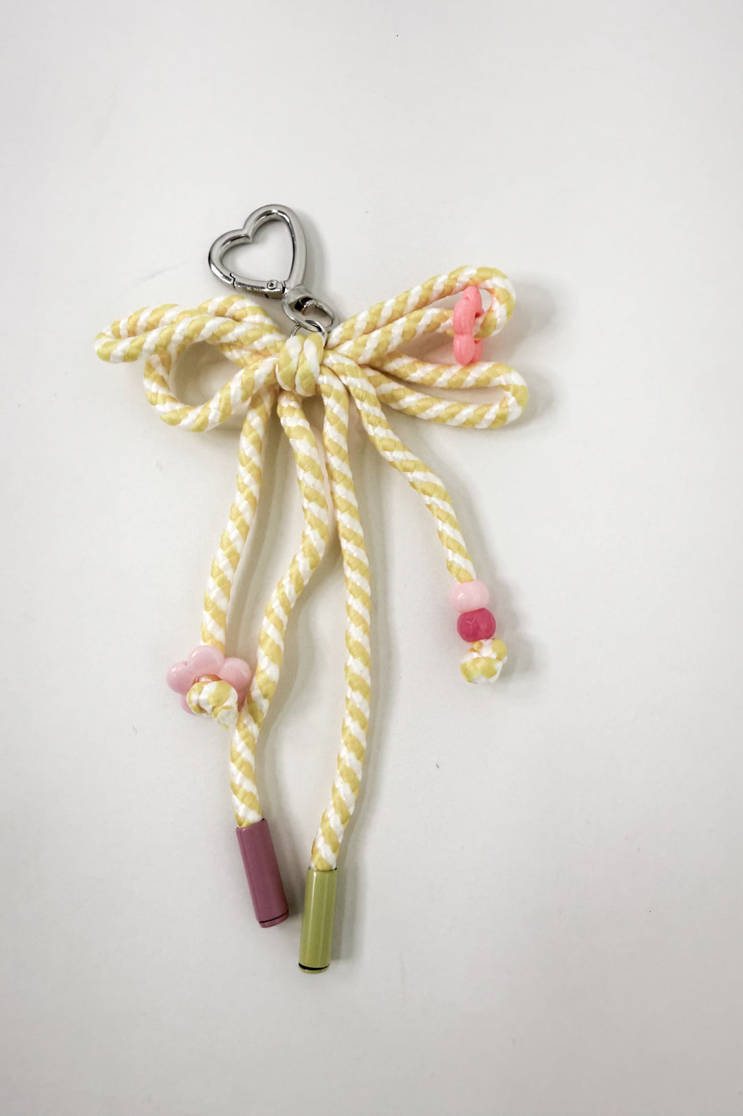Woven Bow Keychain Charm