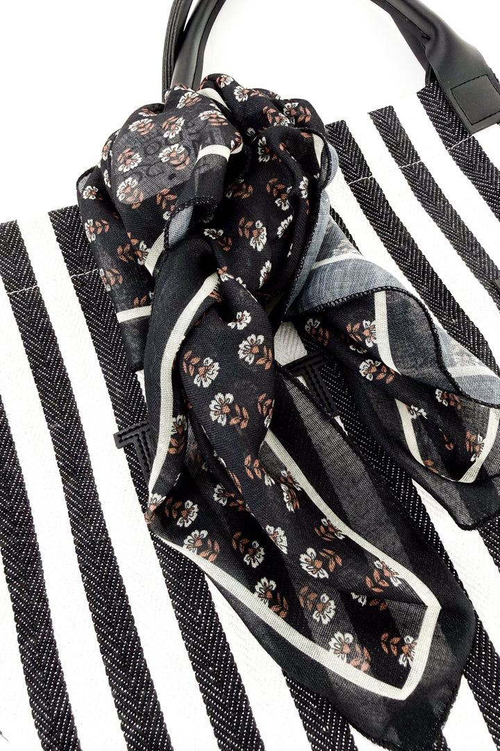 Tropical Floral Botanical Scarf