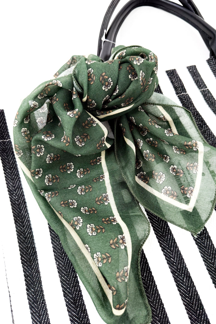 Tropical Floral Botanical Scarf