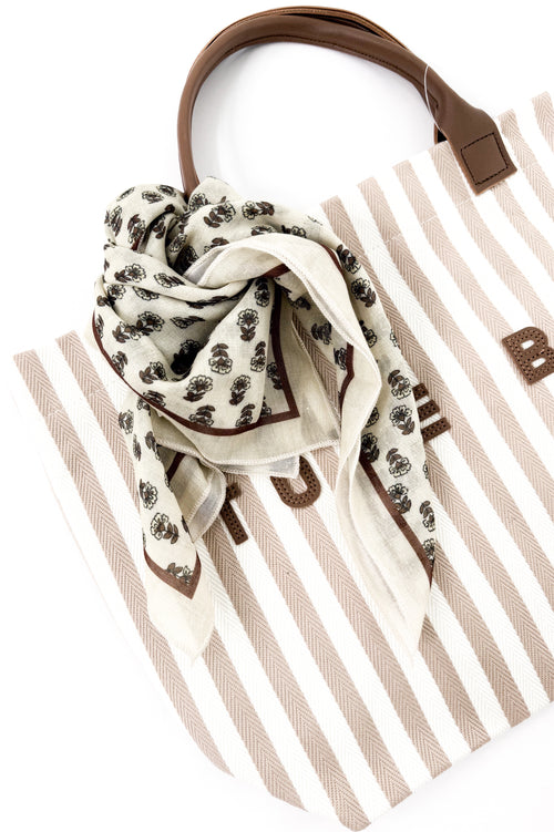 Tropical Floral Botanical Scarf