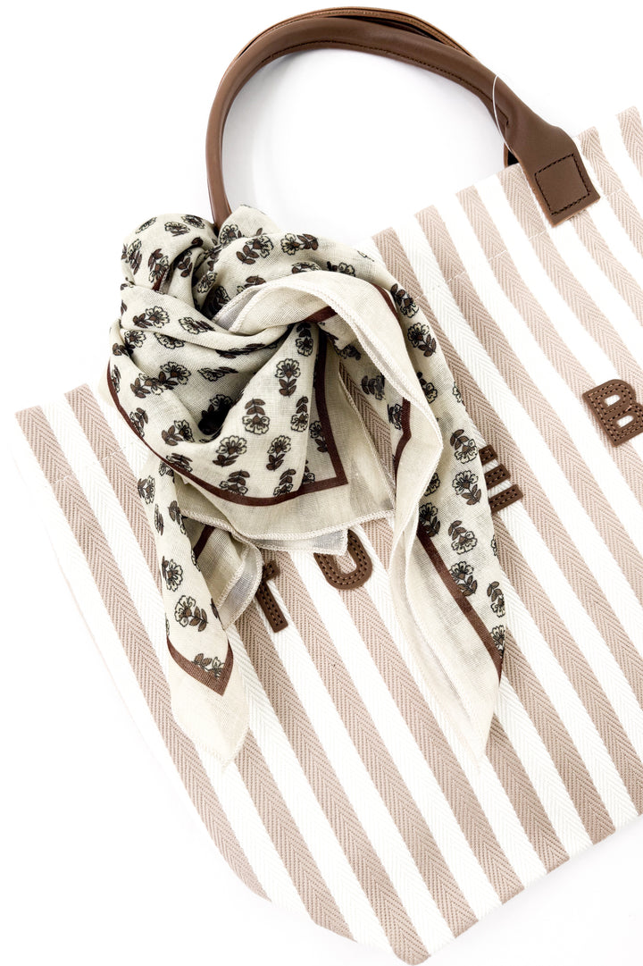 Tropical Floral Botanical Scarf