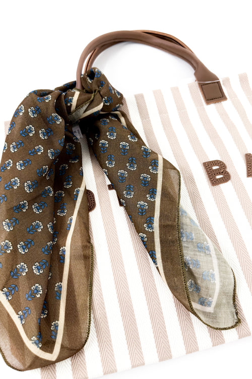 Tropical Floral Botanical Scarf