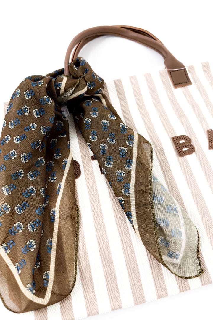Tropical Floral Botanical Scarf
