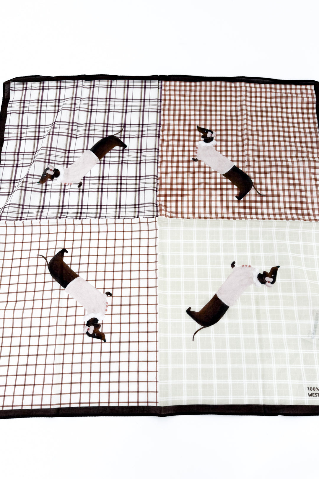 Dachshund Print Bandana Scarf