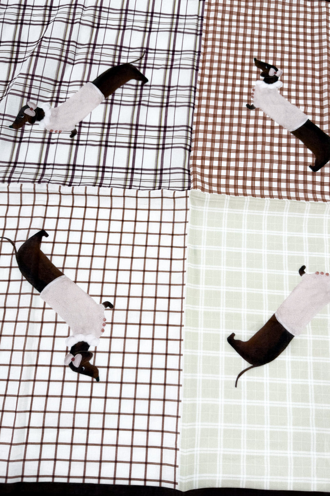 Dachshund Print Bandana Scarf