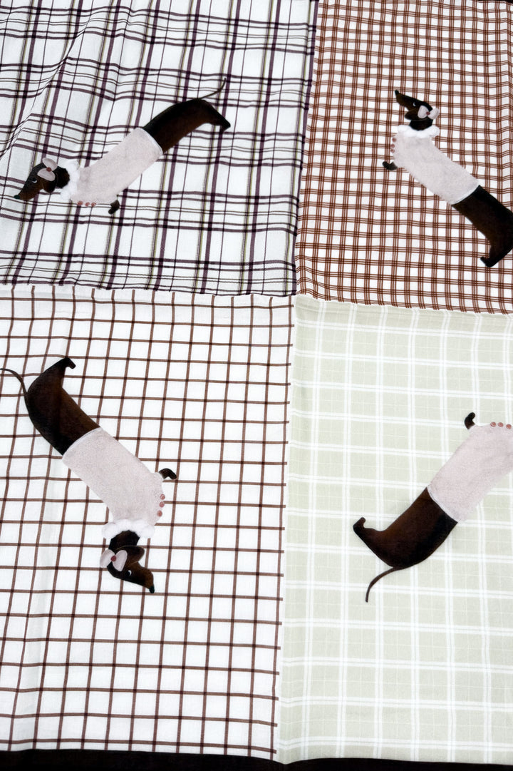 Dachshund Print Bandana Scarf