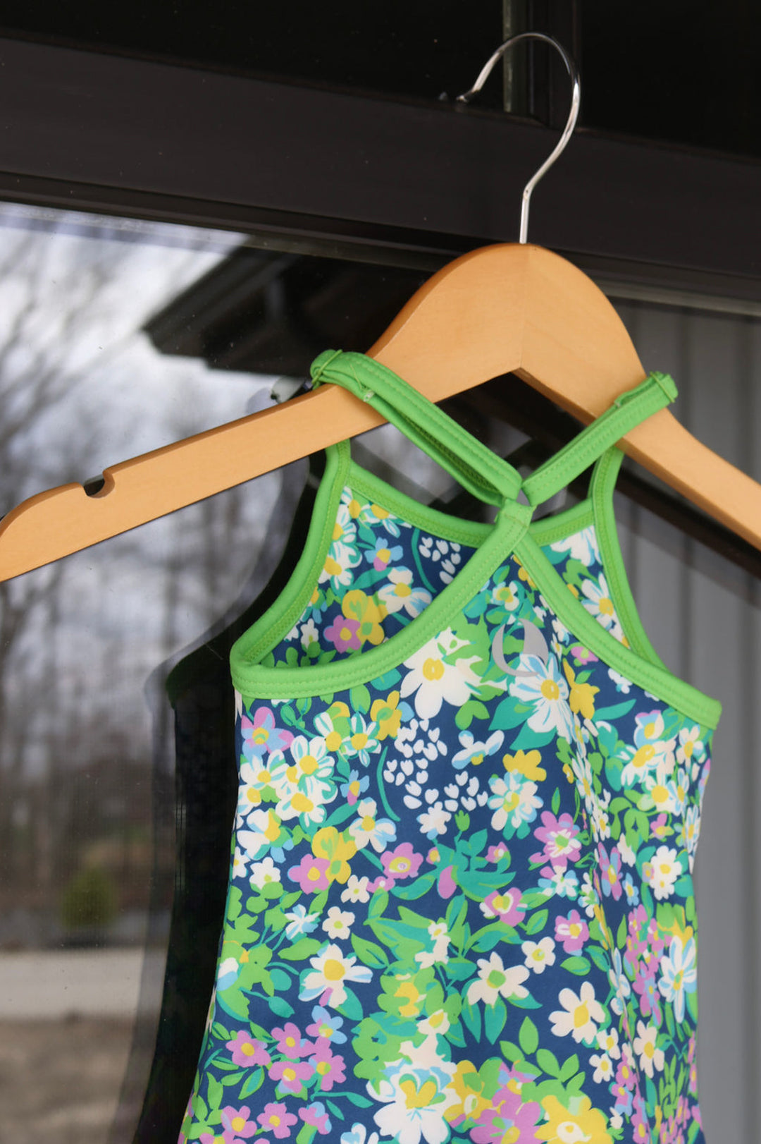 Girls Breezing Floral Athletic Dress