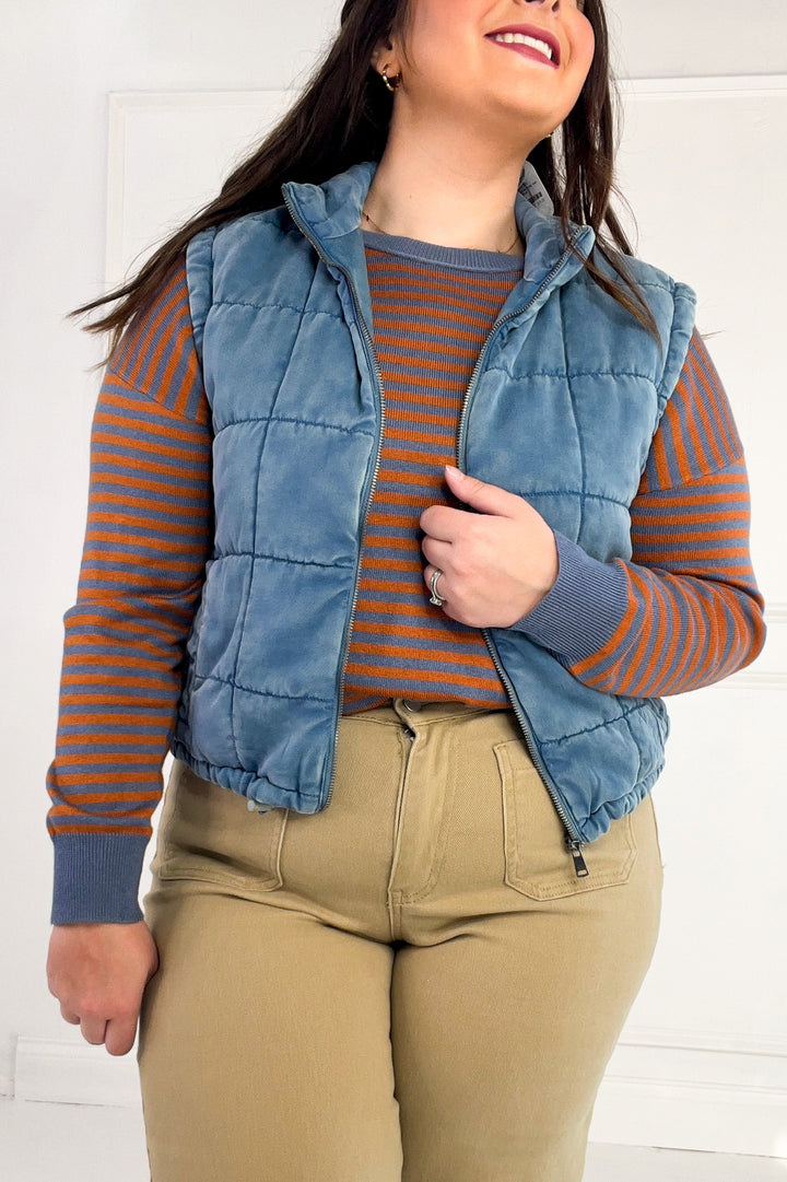 Thread & Supply Brina Quilted Puffer Vest