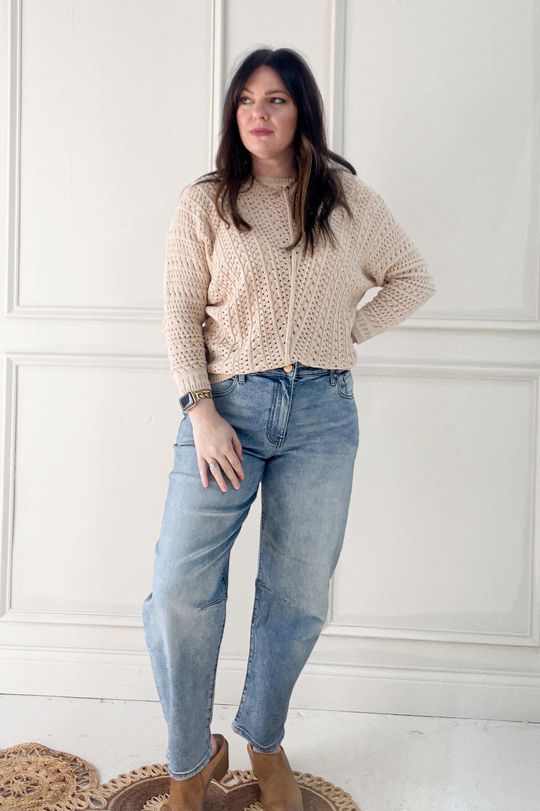 Dolman Sleeve Boatneck Sweater