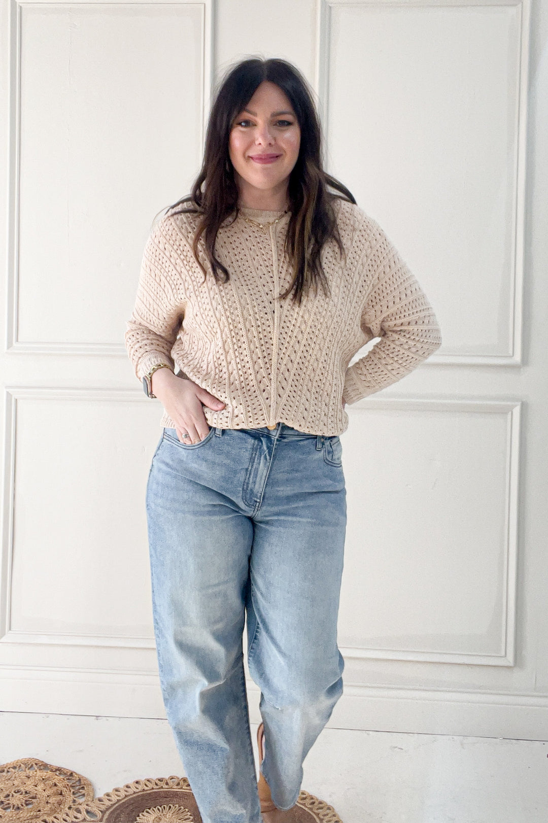 Dolman Sleeve Boatneck Sweater