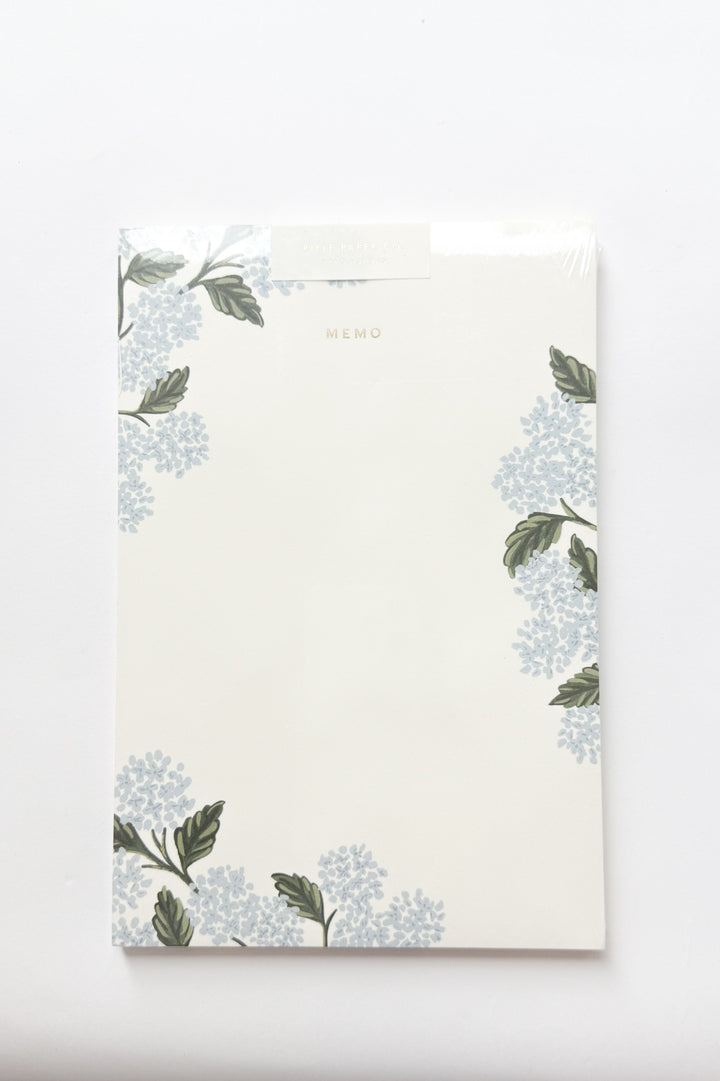 Hydrangea Memo Notepad