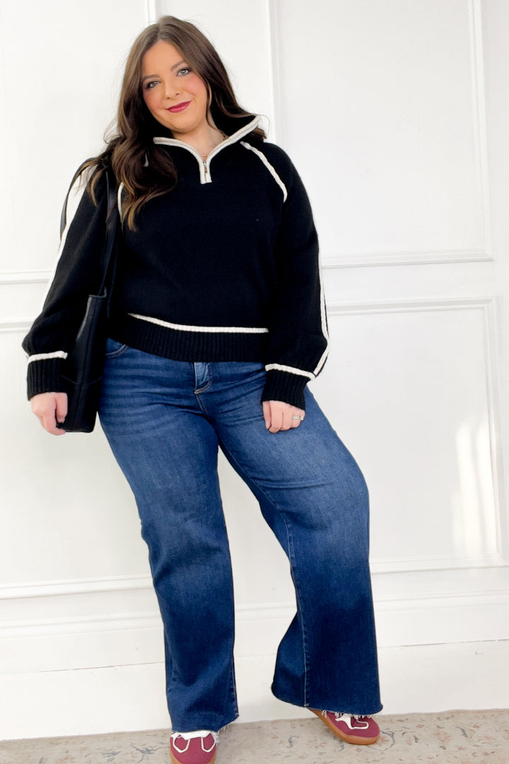 Z Supply Alps Half Zip Sweater