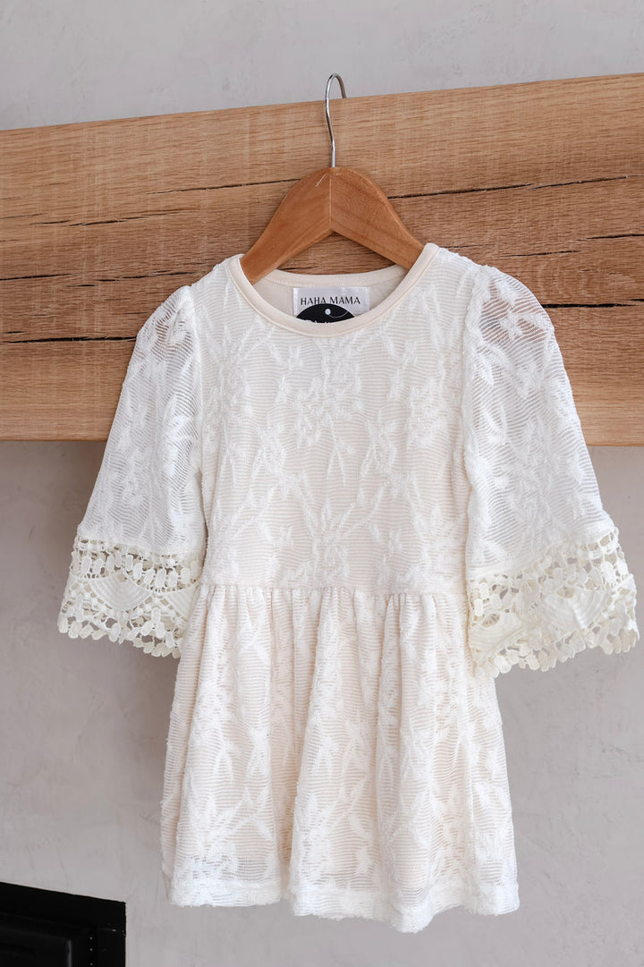 Mommy & Me Ivory Lace Dress Child