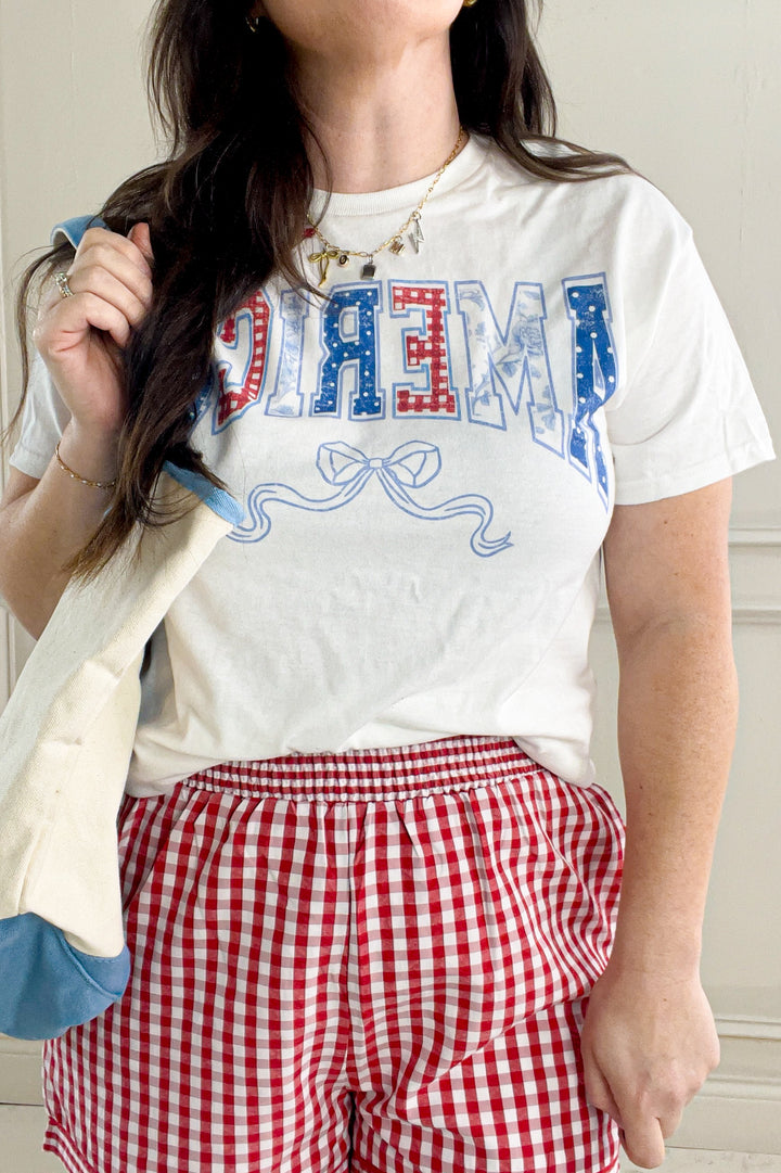 Americana Gingham Shorts