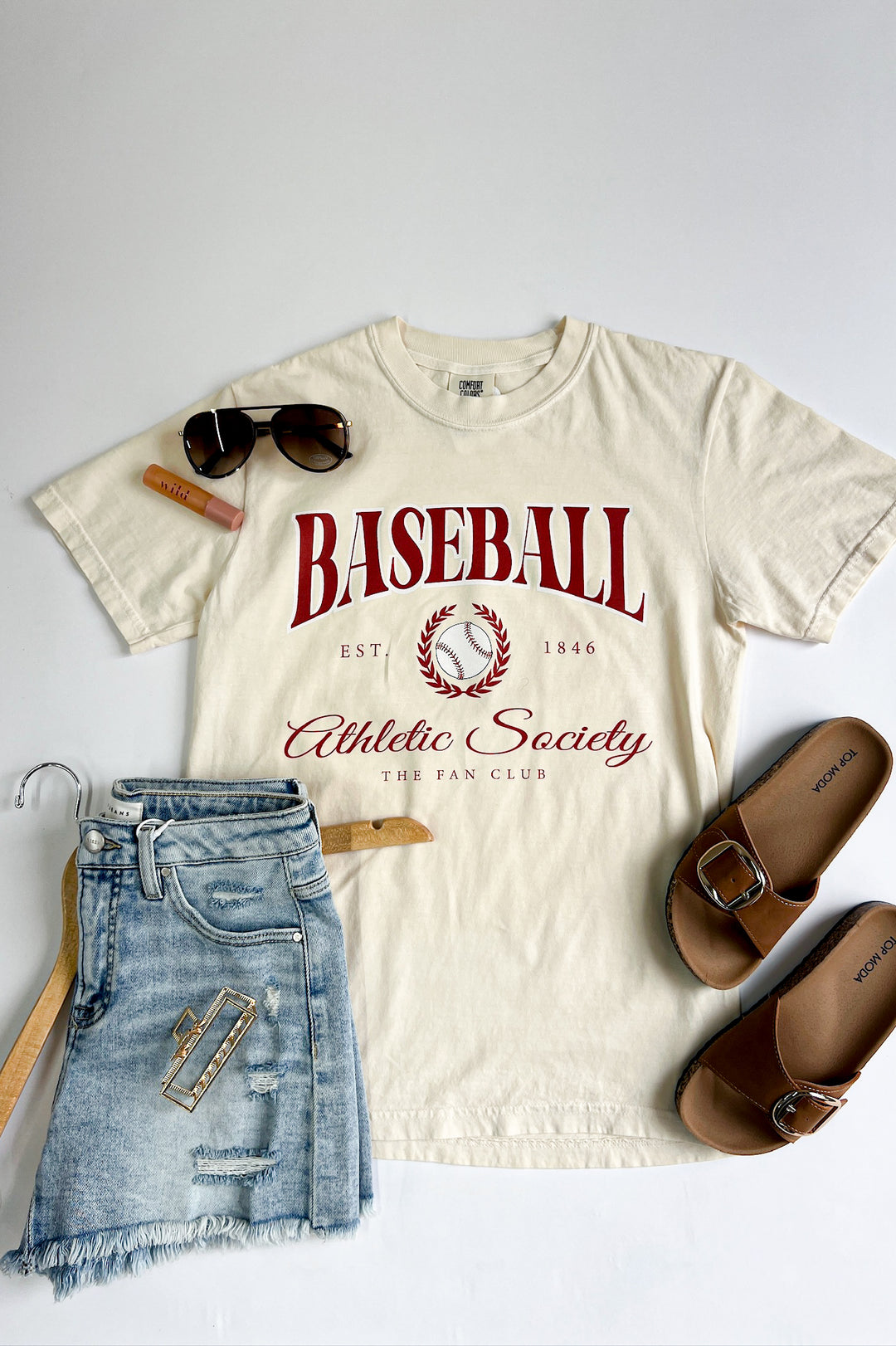 Baseball Fan Club Athletic Society Graphic Tee