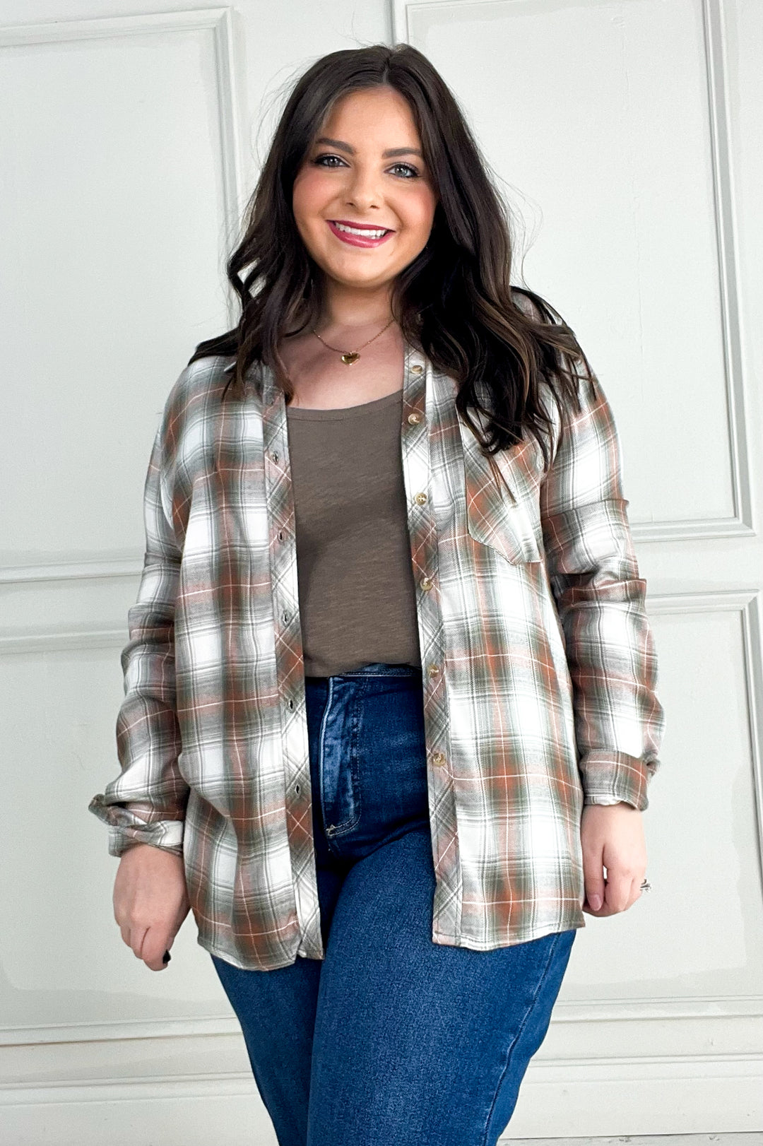 Robertson Plaid Long Sleeve Button Up Shirt