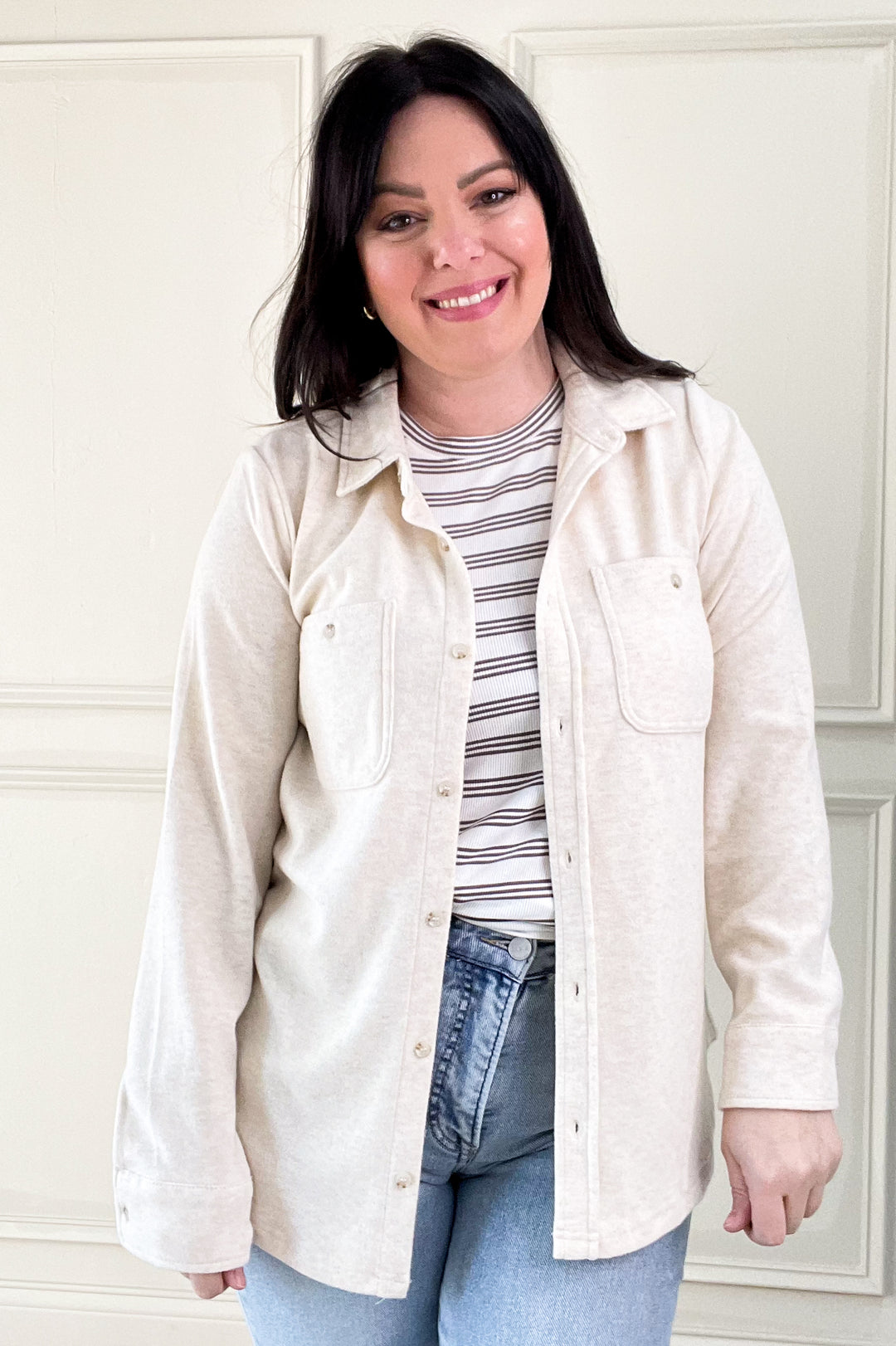 Lewis Button Up Cardigan Shirt