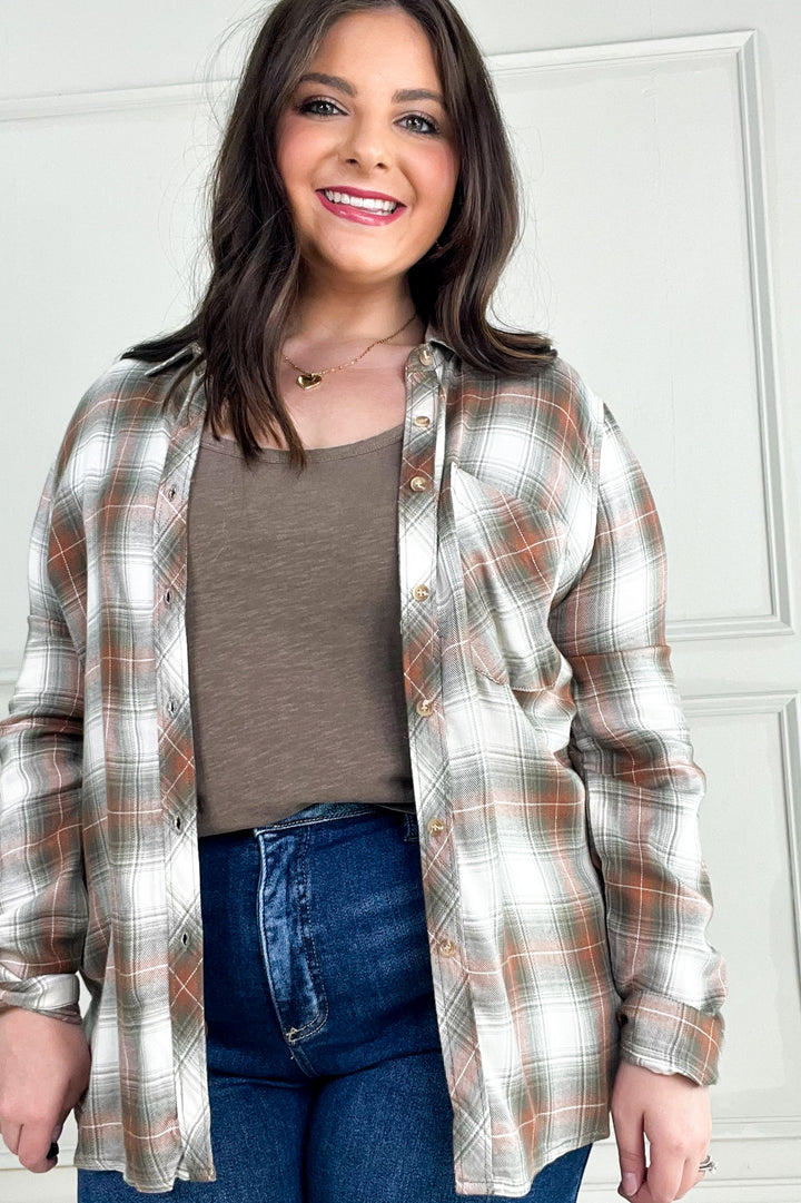 Robertson Plaid Long Sleeve Button Up Shirt