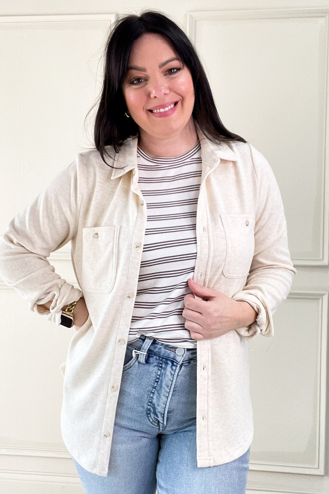 Lewis Button Up Cardigan Shirt