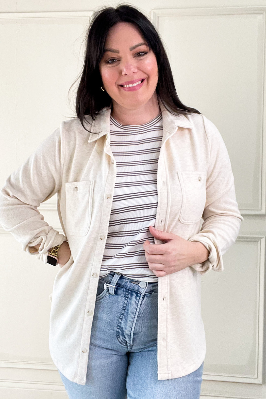 Lewis Button Up Cardigan Shirt