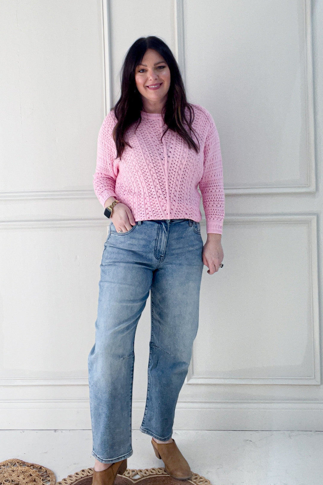 Dolman Sleeve Boatneck Sweater