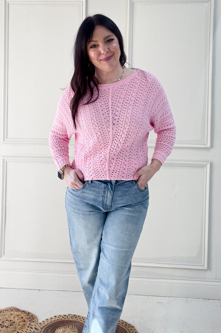 Dolman Sleeve Boatneck Sweater