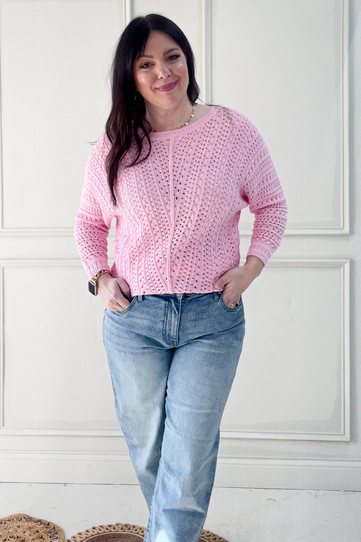 Dolman Sleeve Boatneck Sweater