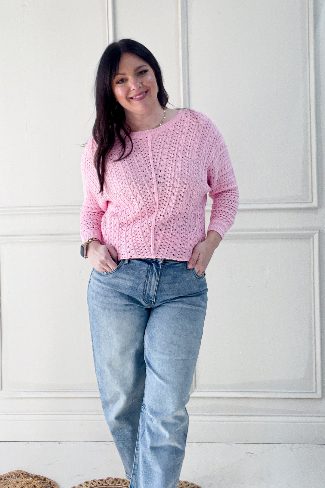 Dolman Sleeve Boatneck Sweater