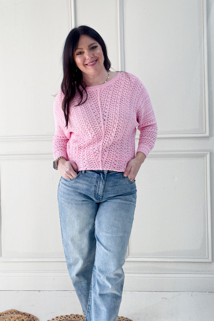 Dolman Sleeve Boatneck Sweater