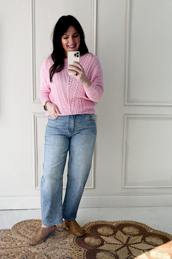 Dolman Sleeve Boatneck Sweater