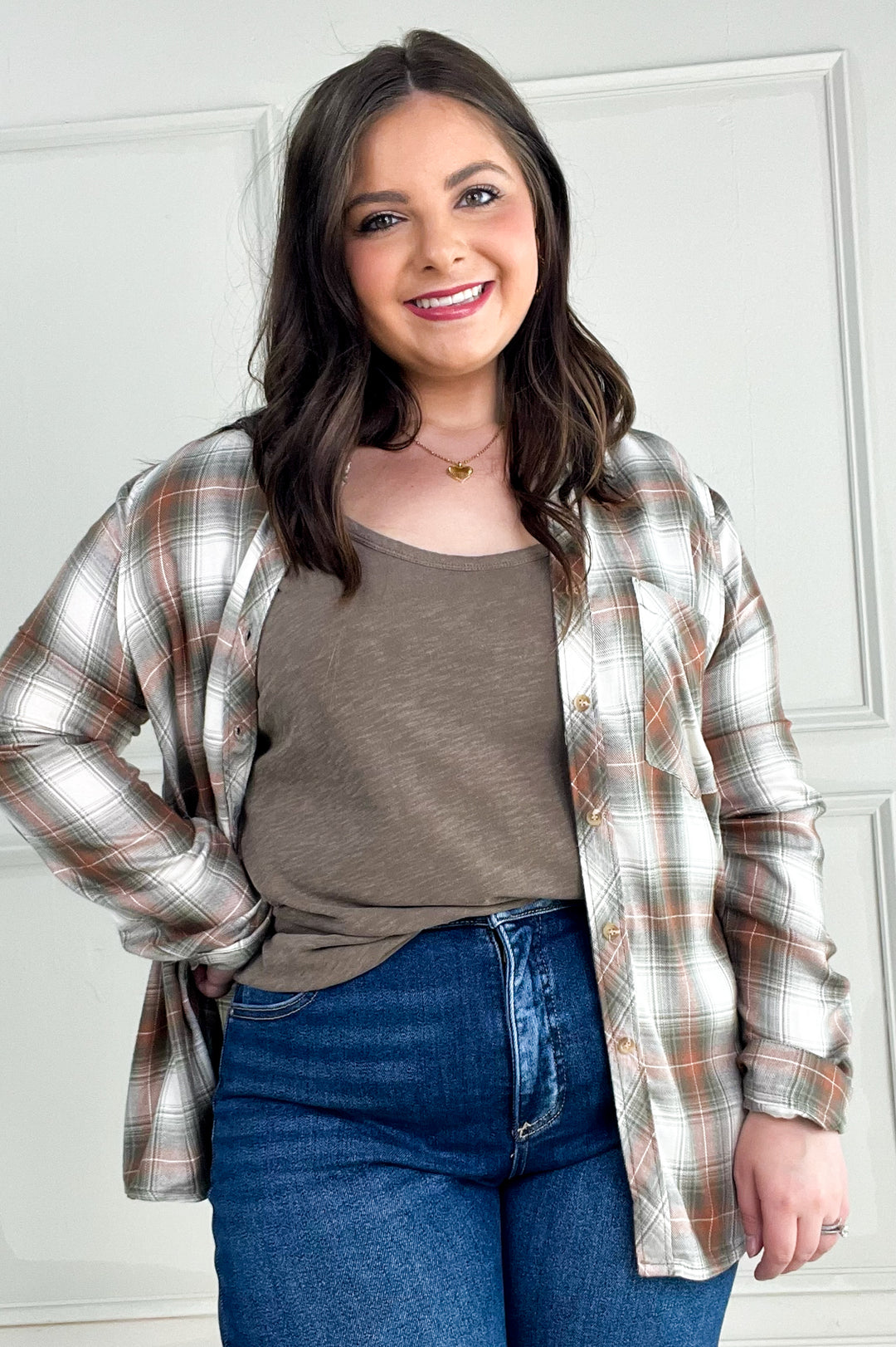 Robertson Plaid Long Sleeve Button Up Shirt